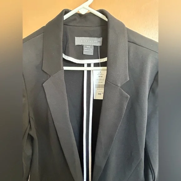 BLACK BLAZER SUZY SHIER NEW - Picture 2 of 9